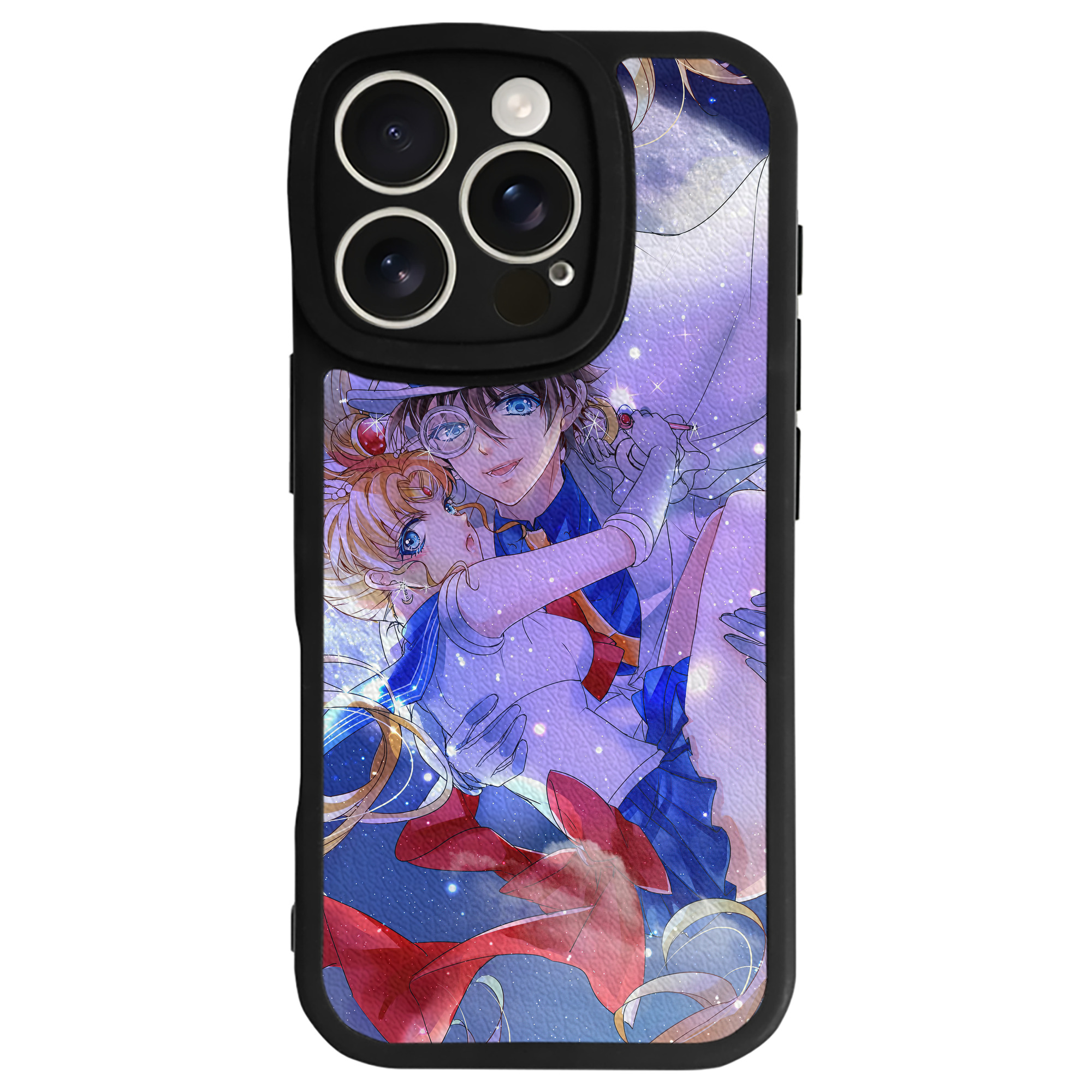 （画像用） 美少女戦士セーラームーン Sailor Moon 【iPhone 16シリーズ対応】シリコンスマホケース（レザー調） 材質：シリコン